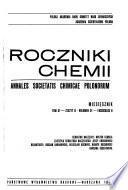 Annales Societatis Chimicae Polonorum