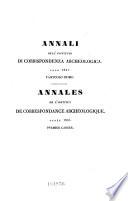 Annali dell'Instituto di corrispondenza archeologica