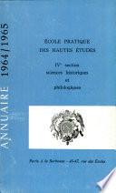Annuaire 1964 - 1965