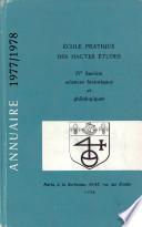 Annuaire 1977-1978