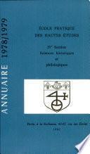 Annuaire 1978-1979