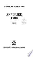 Annuaire - Académie royale de Belgique