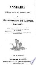Annuaire administratif et artistique du departement de l'Aube