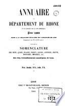 Annuaire administratif et commercial de Lyon et du département du Rhône