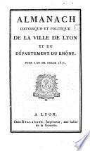 Annuaire administratif et commercial de Lyon et du département du Rhône