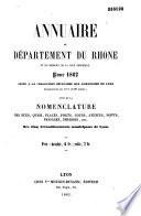 Annuaire administratif et commercial de Lyon et du département du Rhône