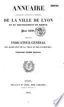Annuaire administratif et commercial de Lyon et du département du Rhône