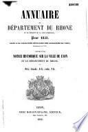 Annuaire administratif et commercial de Lyon et du département du Rhône