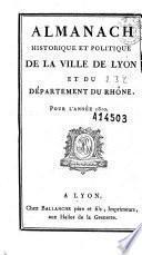 Annuaire administratif et commercial de Lyon et du département du Rhône