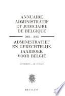 Annuaire administratif et judiciaire de Belgique