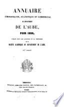 Annuaire administratif, statistique et commercial du Département de l'Aube