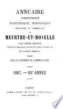 Annuaire administratif, statistique, historique, judiciaire et commercial de Meurthe-et-Moselle