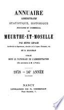 Annuaire administratif, statistique, historique, judiciaire et commercial de Meurthe-et-Moselle