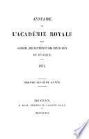Annuaire de l'Académie royale de Belgique