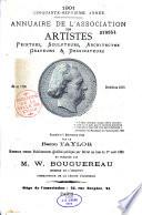 Annuaire de l'Association des artistes
