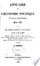 Annuaire de l'Economie Politique et de la Statistique