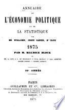 Annuaire de l'économie politique et de la statistique