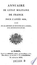 Annuaire de l'etat militaire de France
