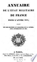 Annuaire de l'etat militaire de France