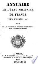 Annuaire de l'etat militaire de France