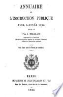 Annuaire de l'instruction publique et des beaux-arts