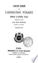 Annuaire de l'instruction publique