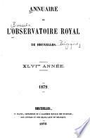 Annuaire de l'Observatoire royal de Bruxelles
