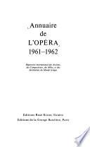 Annuaire de l'Opéra
