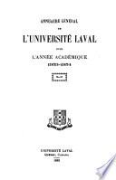 Annuaire de l'Université-Laval