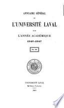 Annuaire de l'Université-Laval