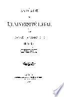 Annuaire de l'Université-Laval