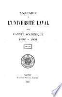 Annuaire de l'Université-Laval
