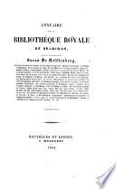 Annuaire de la bibliothèque royale de Belgique