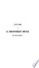 Annuaire de la Bibliothèque Royale de Belgique