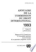 Annuaire de la Commission du Droit International 1993, Vol.II, Partie 2