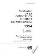 Annuaire de la Commission du Droit International 1994, Vol.II, Partie 2