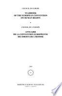 Annuaire de la Convention Européenne Des Droits de L'homme