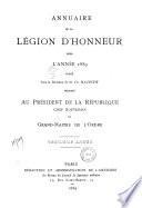 Annuaire de la légion d'honneur