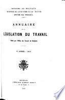 Annuaire de la législation du travail