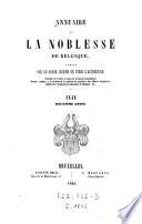 Annuaire De La Noblesse De Belgique