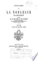 Annuaire de la noblesse de Belgique
