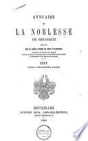 Annuaire de la noblesse de Belgique