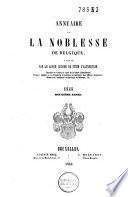 Annuaire de la noblesse de Belgique