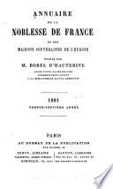 Annuaire de la noblesse de France et des maisons souveraines de l'Europe
