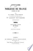 Annuaire de la noblesse de France