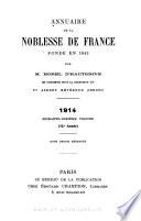 Annuaire de la noblesse de France