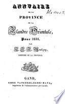 Annuaire de la Province de la Flandre Orientale pour 1835