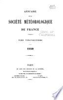 Annuaire de la Société météorologique de France
