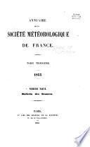 Annuaire de la Société météorologique de France