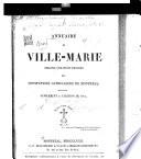 Annuaire de Ville-Marie ...